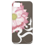 Pink Lotus Yoga Silhouette White Om iPhone 5 CaseM