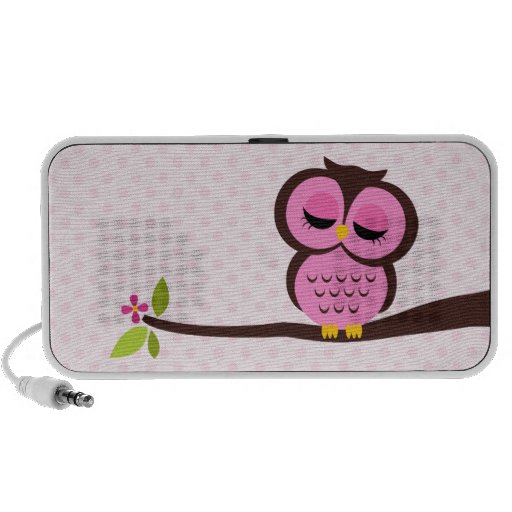 Pink Owl Portable Speakers