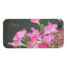 pink petunias iPhone 5 Savvy case Cover For iPhone 5