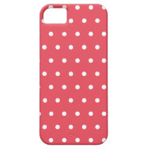 Pink Polka Dot Pattern iPhone 5 Case
