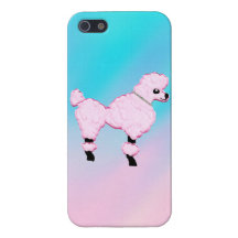 Pink Poodle Jewelled Collar iPhone 5 Case
