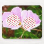 Pink Poppies Dual Photo Frame Mousepad