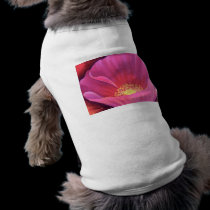 Pink Poppy Flower Painting Art - Multi pet clothing