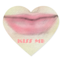 Pink Pout Kiss Me Stickers stickers