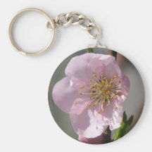Pink Raspberry Bloom Key Chains