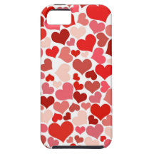 Pink Red Hearts Pattern Valentine's Day Love Gifts iPhone 5 Cover