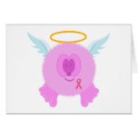 Pink Ribbon Angel Card