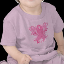 Pink Ribbon Love t-shirts