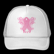 Pink Ribbon Love hats