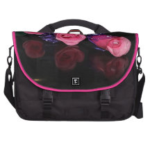 pink rose background commuter bags
