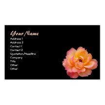 Pink Rose Business Card