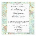 Pink Rose & Lace Wedding Invitation