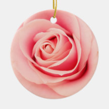 pink rose ornament