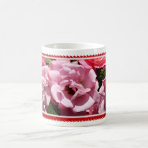 Pink Roses Coffee Mus Coffee Mugs