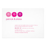 Pink Sand Dollars, Beach Wedding Invitation