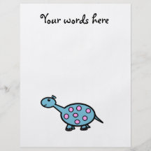 Pink spotted baby dinosaur full colour flyer