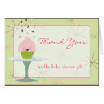 Pink Sprinkles Thank You Card