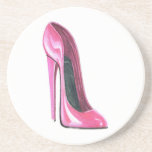 Pink Stiletto Shoe Coaster