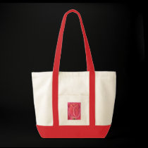Pink Tulip Flower Nature Painting - Multi bags