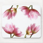 Pink tulips mousepad