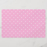 Pink with little white stars. flyers