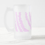 Pink Zebra Print, Animal Pattern. Mug