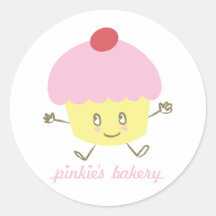 Pinkie's Bakery Cupcake Sticker