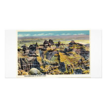 Pinnacles, Badlands, South Dakota Personalized Photo Card