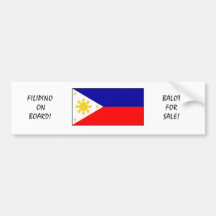 PINOY PRIDE BUMPER STICKER