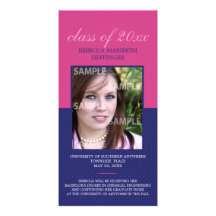 Pinpoint Graduation Announcement Photo Card