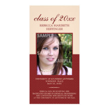 Pinpoint Graduation Announcement Photo Card
