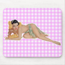 Pinup Girl Mouse Pads