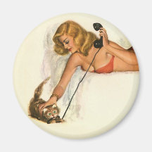PinUpz 19 Refrigerator Magnets