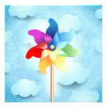 Pinwheel invitations