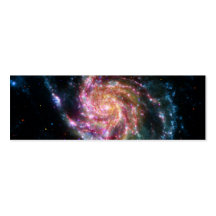 Pinwheel Galaxy Spiral Space Business Card Templates