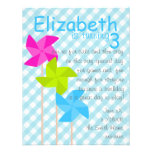 Pinwheel Trio Invitations