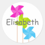 Pinwheel Trio Sticker