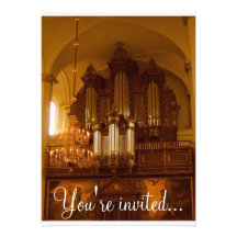 Pipe Organ invitation