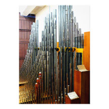 Pipe Organ Pipes Custom Invitations