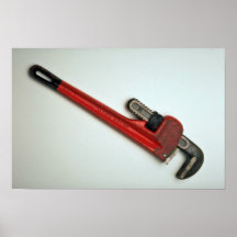 Pipe wrench tool for turning soft iron pipes print