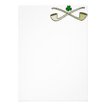 Pipes and shamrock custom invite