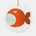 piranha attack! christmas ornament