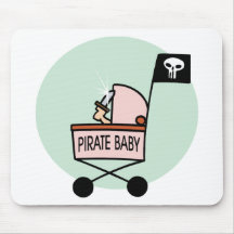 Pirate Baby Mouse Pads