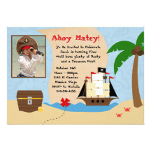 Pirate Birthday Party Invitation