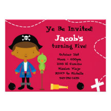 Pirate Birthday Party Invitation
