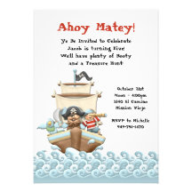 Pirate Birthday Party Invitation