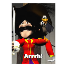 Pirate Birthday Party Invite