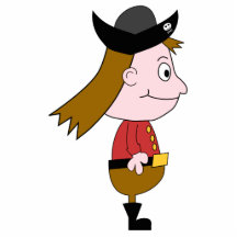 Pirate Cartoon Character. Photo Cutouts
