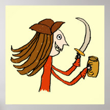 Pirate Cartoon. Print