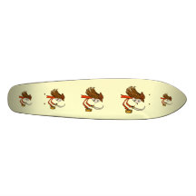 Pirate Cartoon. Skate Board